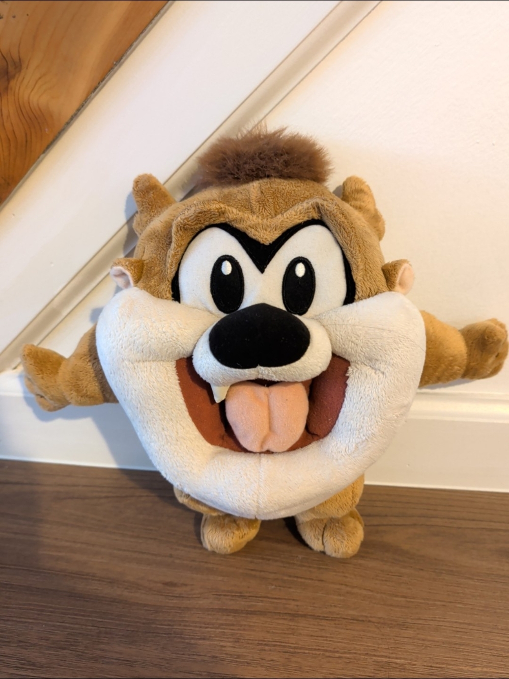 Baby Looney Tunes Taz Tazmanian Devil 7” Plush 2002 Fisher Price Stuffed Toy